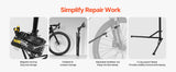Soporte de Reparación de Bicicletas SucceBuy Plegable – Caballete de Trabajo Ajustable Alta Resistencia (30-50 kg), Soporte de Mantenimiento para MTB y Bicicleta de Carretera